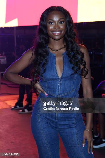 Coco Jones attends the 2022 Essence Festival of Culture at the Louisiana Superdome on July 03, 2022 in New Orleans, Louisiana.