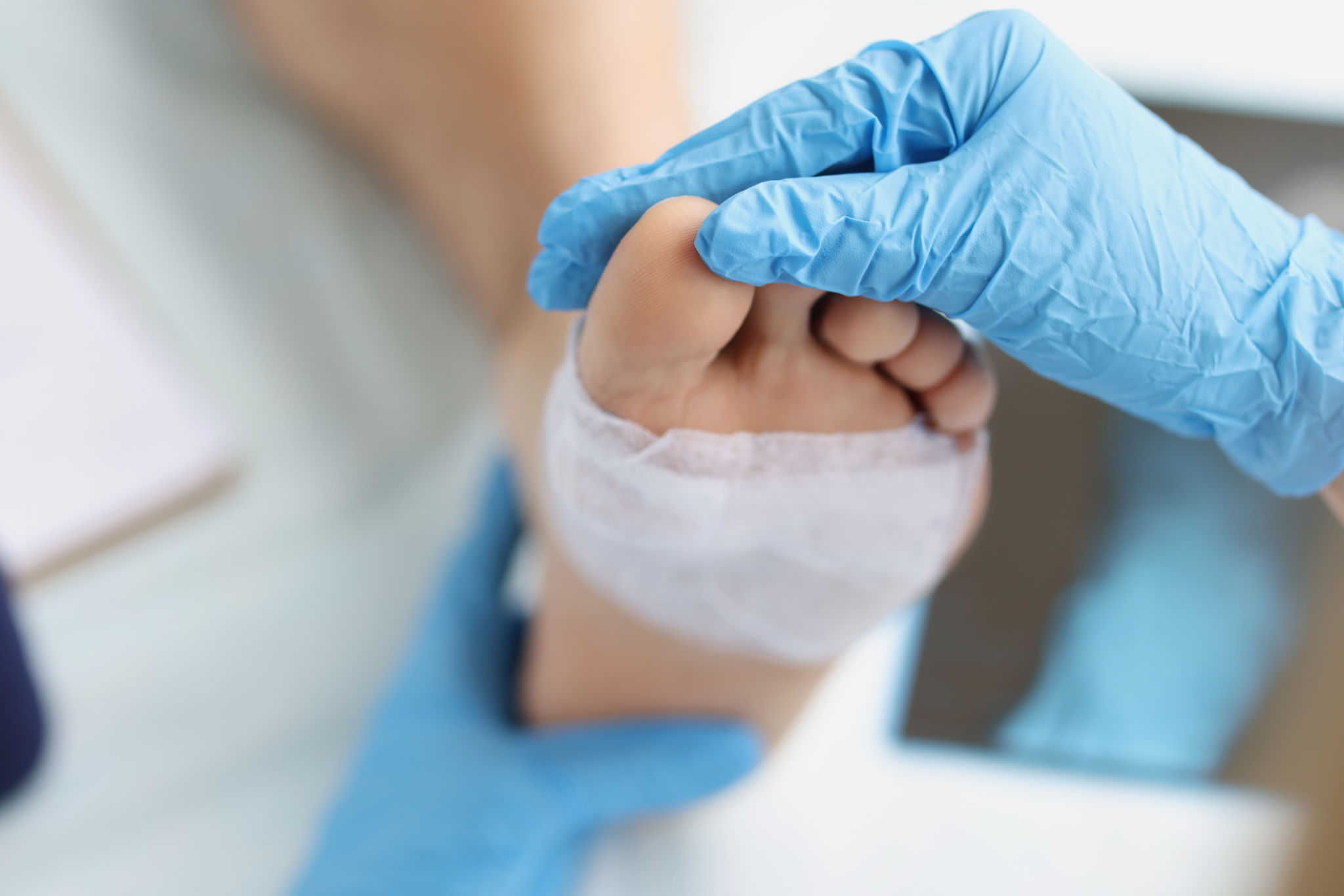 bandaging wound