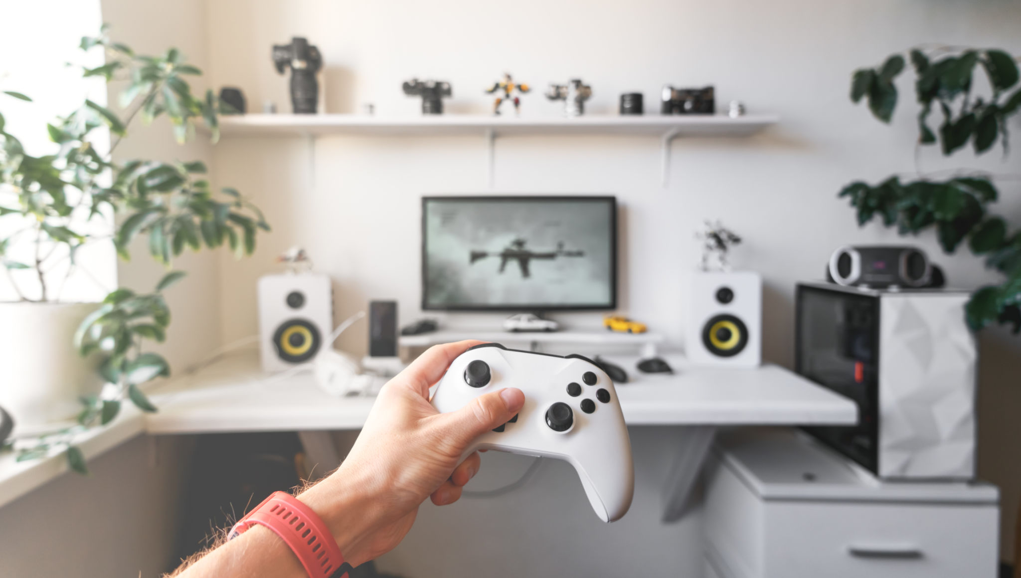 vr gaming setup