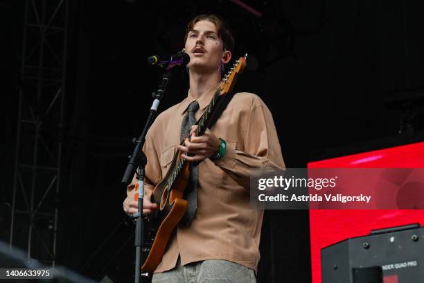 Gus Dapperton performs onstage during 2022 Governors Ball Music Festival - Day 2 at Citi Field on June 11, 2022 in New York City.