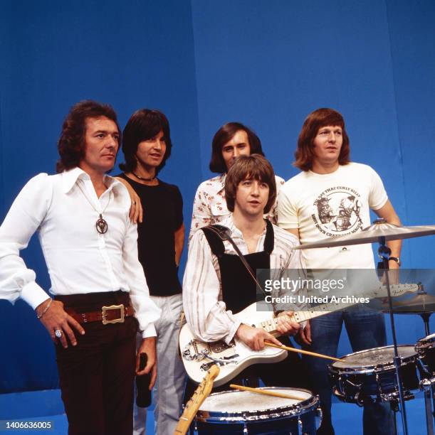 The Hollies, britische Popband, Deutschland um 1974.