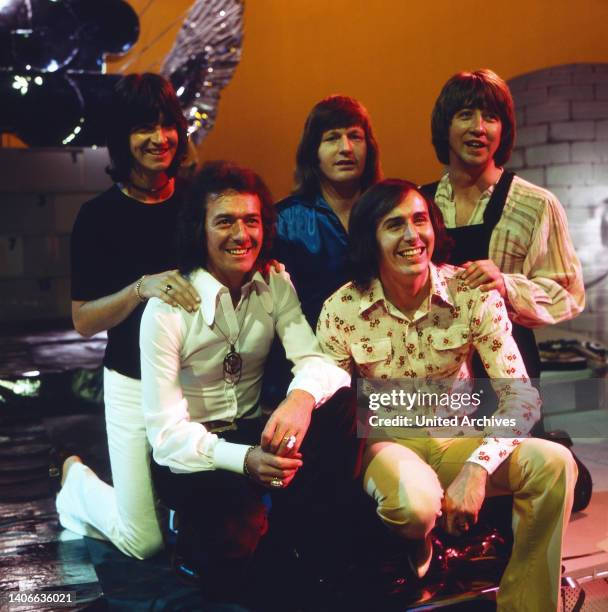 The Hollies, britische Popband, Deutschland um 1974.