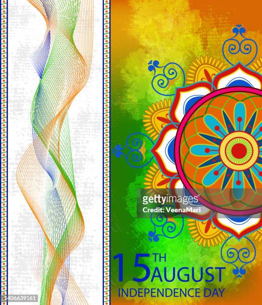 india independence day - indian tricolor stock illustrations