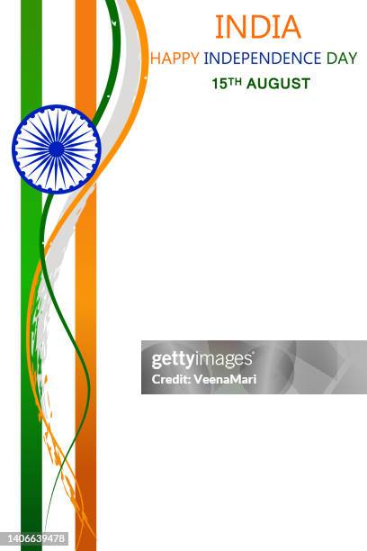 ilustraciones, imágenes clip art, dibujos animados e iconos de stock de día de la independencia de india - tricolor