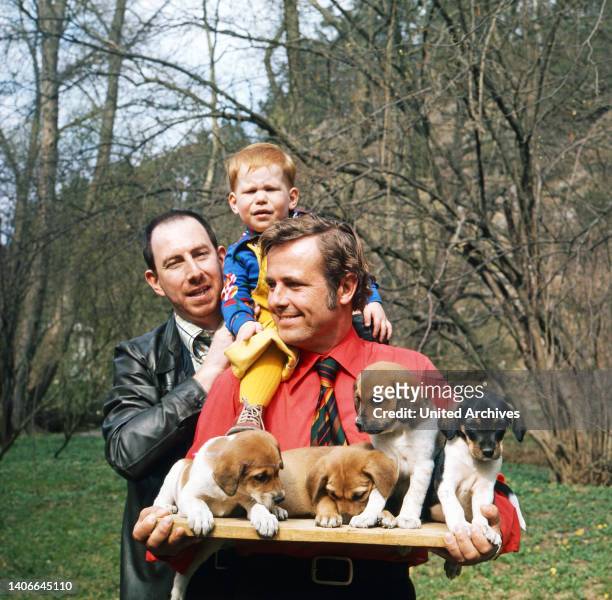 Eins plus Eins gegen Zwei, Spielshow, Deutschland 1971 - 1976, Sendung vom 27. April 1975, Stargast: Schauspieler Joachim Hansen und...
