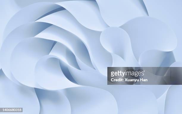 3d wave pattern background - white morph stock pictures, royalty-free photos & images