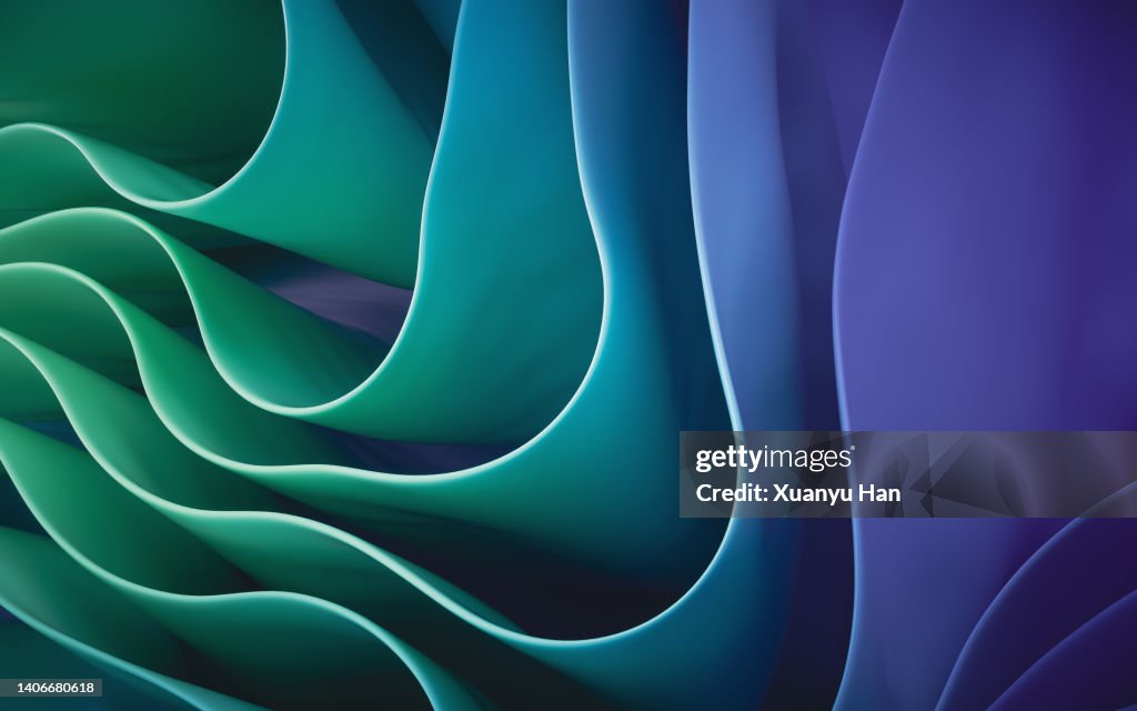 3D wave pattern background