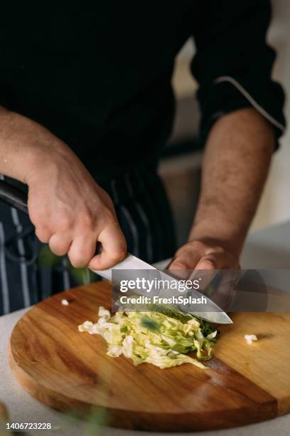 healthy vegan recipes: unrecognizable chef preparing a tasty salad - arm made of vegetables stock pictures, royalty-free photos & images