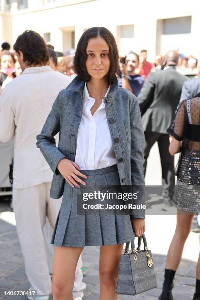 Victoria Federica de Marichalar y Borbón attends the Christian Dior Haute Couture Fall Winter 2022 2023 show as part of Paris Fashion Week on July...