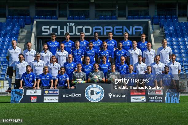 The team of DSC Arminia Bielefeld Burak Ince, Robin Hack, Noel Niemann, Nils Hahne, Stefanos Kapino, Arne Schulz, Jacob Laursen, Vladislav Cherny,...