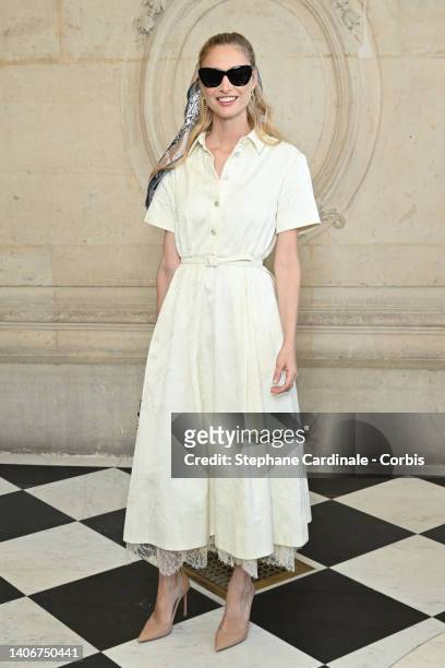Beatrice Borromeo attends the Christian Dior Haute Couture Fall Winter 2022 2023 show as part of Paris Fashion Week on July 04, 2022 in Paris, France.