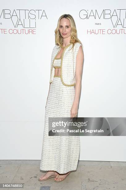 Lauren Santo Domingo attends the Giambattista Valli Haute Couture Fall Winter 2022 2023 show as part of Paris Fashion Week on July 04, 2022 in Paris,...