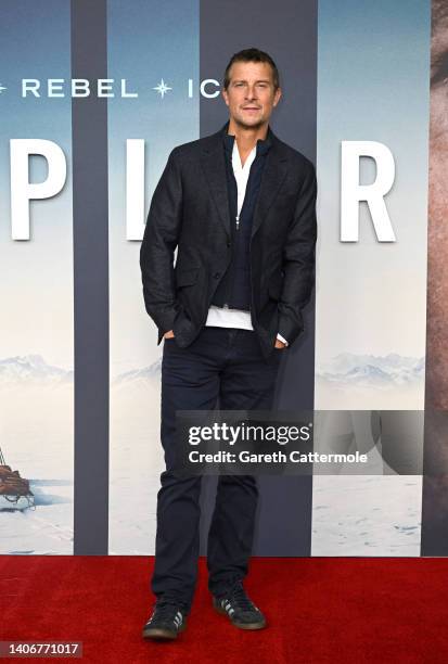 Bear Grylls attends the World Premiere of "Explorer" at BFI Southbank on July 04, 2022 in London, England.