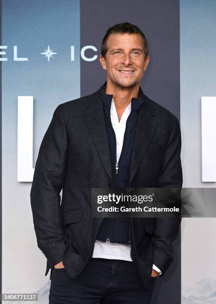 Bear Grylls attends the World Premiere of "Explorer" at BFI Southbank on July 04, 2022 in London, England.