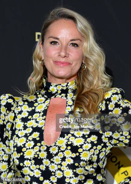 Tamzin Outhwaite attends the National Film Awards 2022 at Porchester Hall on July 04, 2022 in London, England.