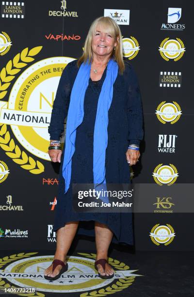 Linda Robson attends the National Film Awards 2022 at Porchester Hall on July 04, 2022 in London, England.
