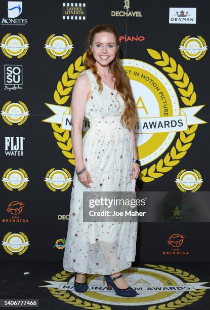 Ingvild Deilaattends the National Film Awards 2022 at Porchester Hall on July 04, 2022 in London, England.