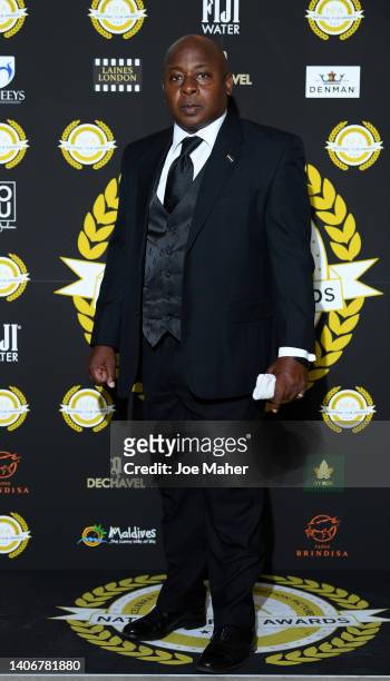 Vas Blackwood attends the National Film Awards 2022 at Porchester Hall on July 04, 2022 in London, England.