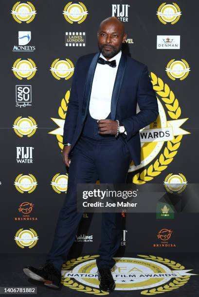 Jimmy Jean-Louis attends the National Film Awards 2022 at Porchester Hall on July 04, 2022 in London, England.