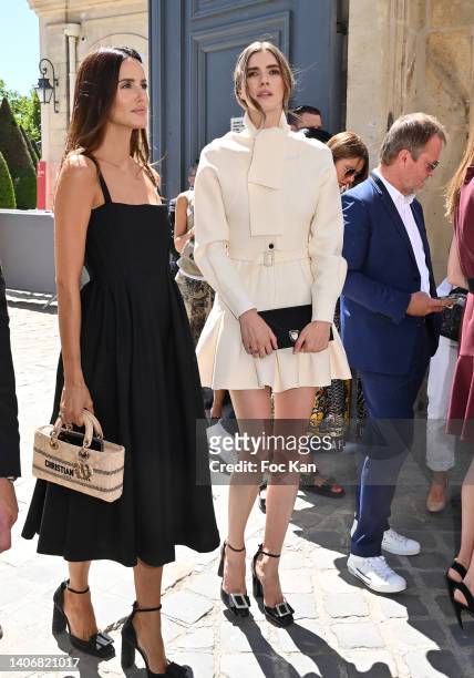 Zita d'Hauteville attend the Christian Dior Dior Outside arrivals Haute Couture Fall Winter 2022 2023 show as part of Paris Fashion Week on July 04,...