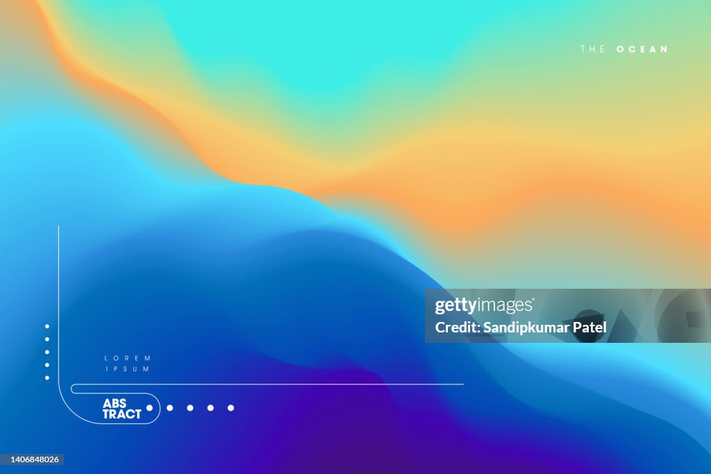 Water surface. Wave of ocean on the sandy beach. Nature background.