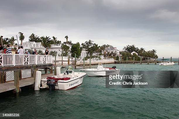 General view as Prince Harry visits Harbour Island on March 4, 2012 in Nassau, Bahamas. The Prince is visiting the Bahamas as part of a Diamond...