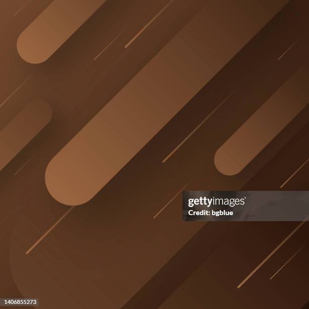 bildbanksillustrationer, clip art samt tecknat material och ikoner med abstract design with geometric shapes - trendy brown gradient - brown background