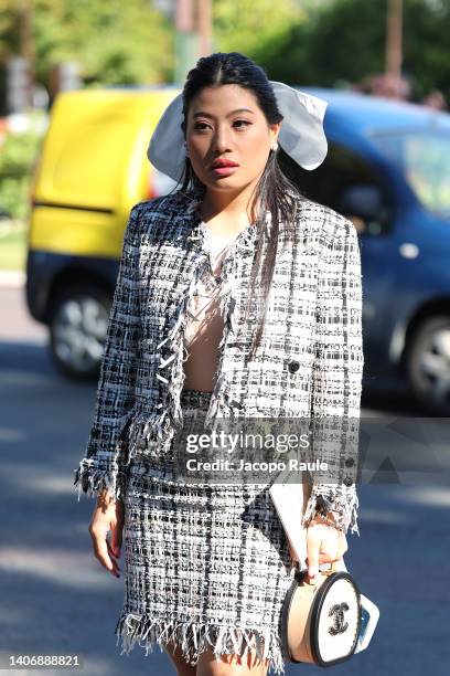 Princess of Thailand Sirivannavari Nariratana Rajakanya attends the Chanel Couture Fall Winter 2022 2023 show as part of Paris Fashion Week on July...