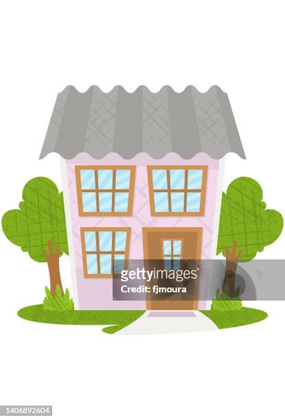 casa de moradia - casa vector stock illustrations
