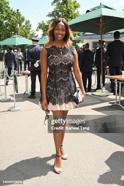 Oti Mabuse at All England Lawn Tennis and Croquet Club on July 05, 2022 in London, England.