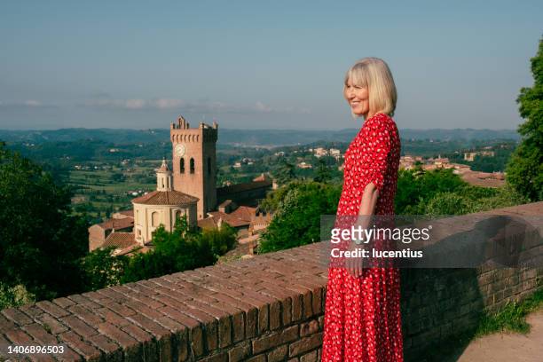 san miniato vista, tuscany, italy - san miniato stock pictures, royalty-free photos & images