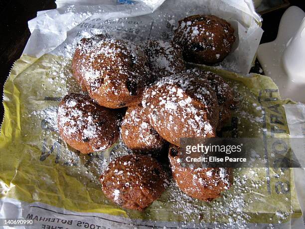 oliebol - oliebol stock pictures, royalty-free photos & images