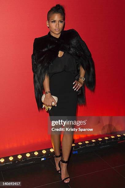 Cassie attends the Givenchy afterparty as part of Paris Fashion Week at L'Arc on March 4, 2012 in Paris, France.