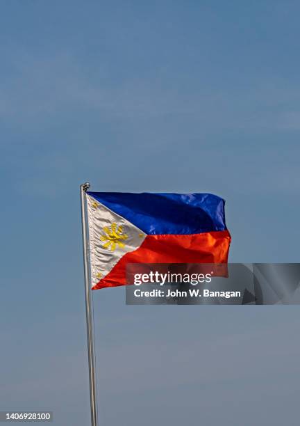 phillipines flag - philippines flag stock pictures, royalty-free photos & images