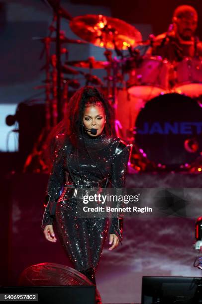 Janet Jackson performs onstage during the 2022 Essence Festival of Culture at the Louisiana Superdome on July 2, 2022 in New Orleans, Louisiana.