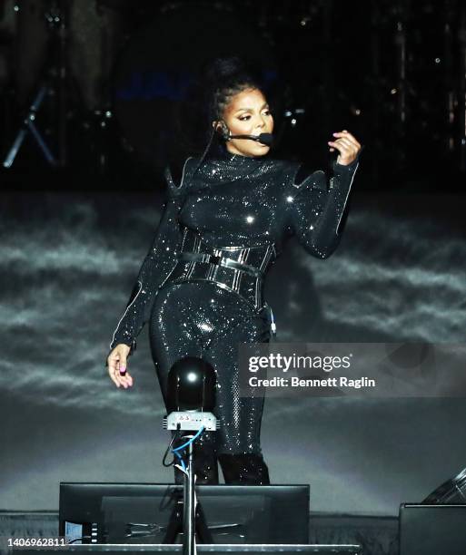 Janet Jackson performs onstage during the 2022 Essence Festival of Culture at the Louisiana Superdome on July 2, 2022 in New Orleans, Louisiana.