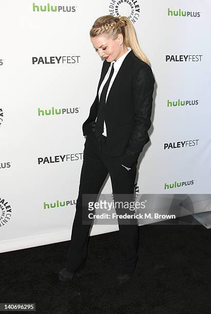 Actress Jennifer Morrison attends The Paley Center For Media's PaleyFest 2012 Honoring "Once Upon A Time" at the Saban Theatre on March 4, 2012 in...
