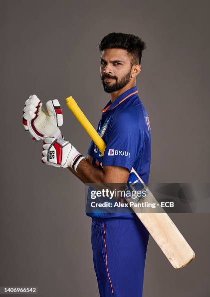 Cricketr Rituraj Ruturaj Gaikwad of India poses during a portrait session at The Rose ...