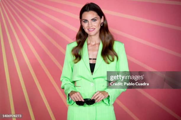 Actress Amaia Salamanca presents the 'Find Every Shade Of You' collection by Sunglass Hut at the Bless Hotel on July 05, 2022 in Madrid, Spain.