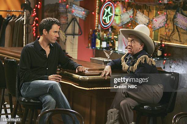 Cowboys and Iranians" Episode 17 -- Pictured: Eric McCormack as Will Truman, Leslie Jordan as Beverley Leslie -- Photo by: Chris Haston/NBCU Photo...