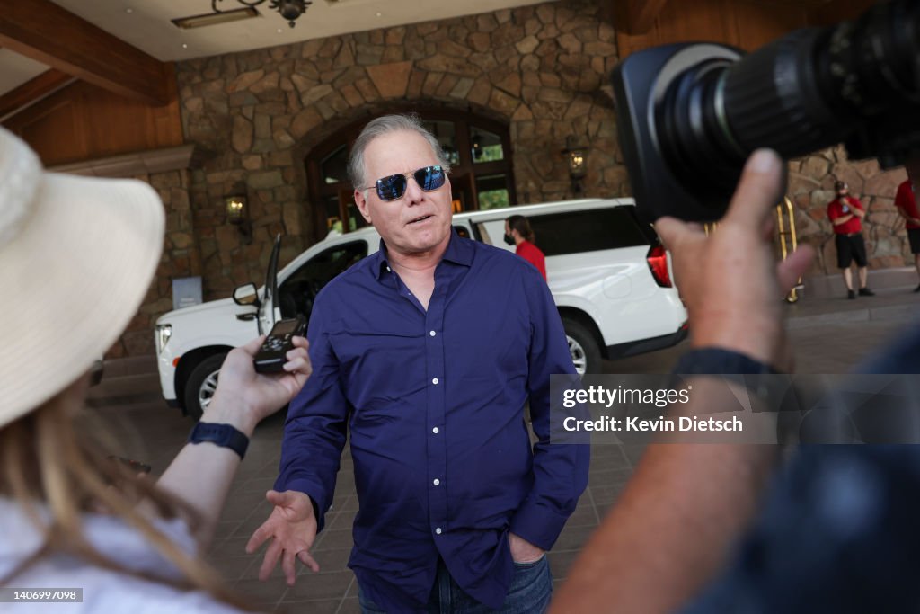 Business And Media Elites Attend Annual Allen & Co Meetings In Sun Valley