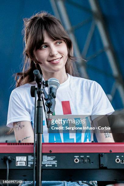 Clairo performs at Carroponte on July 05, 2022 in Milan, Italy.