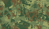 Seamless camouflaged wallpaper background