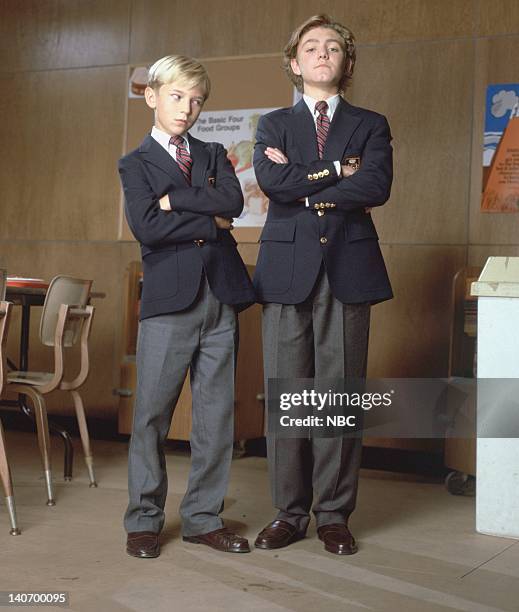 Where Every Bloke Knows Your Name" -- Episode 10 -- Pictured: Michael Welch as Young Niles, Andrew Dorsett as Young Frasier -- Photo by: NBCU Photo...