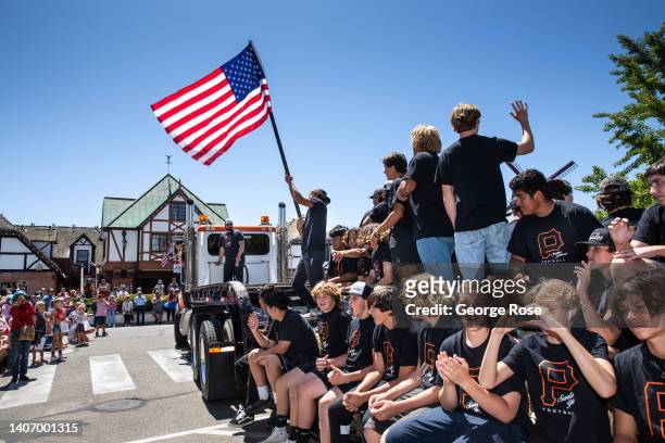 This small Danish community on California's Central Coast celebrates an All-American 4th of July with a parade of floats, vintage cars, Military...