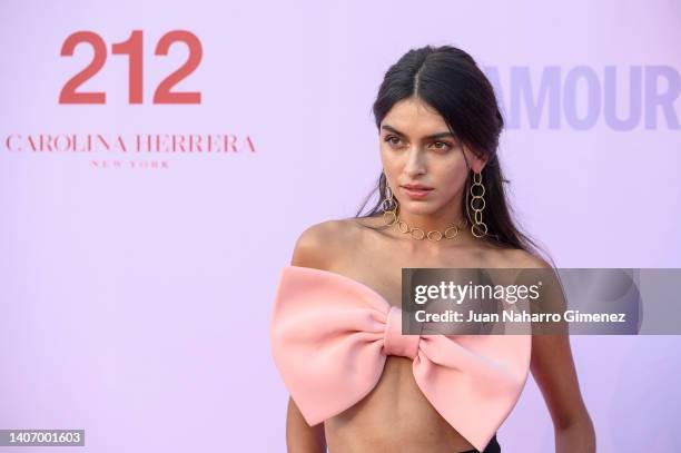 Lucia Rivera attends the 'Glamour' magazine 20th anniversary party at Hipodromo de la Zarzuela on July 05, 2022 in Madrid, Spain.