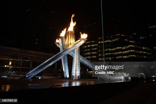Pictured: Olympic Cauldron -- Photo by: Paul Drinkwater/NBCU Photo Bank