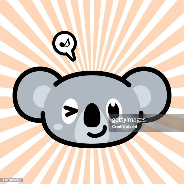 ilustraciones, imágenes clip art, dibujos animados e iconos de stock de lindo diseño de personajes del koala - animal crossing sign