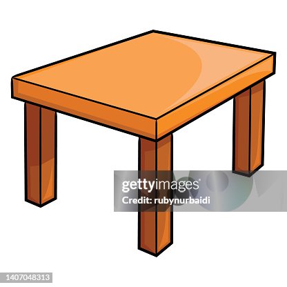 Generic Card Table Cartoon Table Cartoon High-Res Vector Graphic - Getty Images