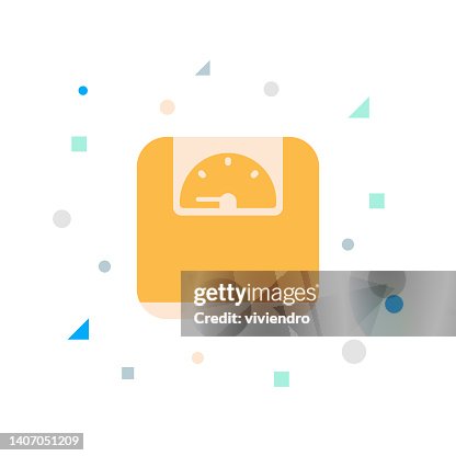 Weighing Machine Flat Icon Weighing Machine Flat Icon